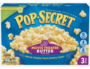 Pop Secret Movie Theater Butter Popcorn, 9.6 Ounce - 6 per case.