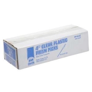 Royal Prism Clear Pick, 500 count per pack - 5 per case.
