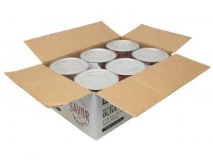 Savor Imports Sliced Ripe Olives, Number 10 Can - 6 per case.