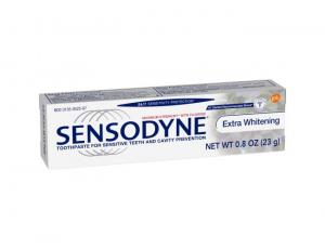 Sensodyne 08434G Extra Whitening Toothpaste, Sensitive Skin (0.8 Oz, Pack Of 36)