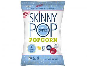 Skinnypop Real Butter Popcorn, 4.4 Ounce - 12 per case.