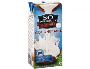 So Delicious Dairy Free Vanilla Coconut Milk, 32 Fluid Ounce - 12 per case.