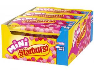 Starburst Favereds Minis Fruit Chews - Sharing Size, 3.5 Ounce - 90 per case.