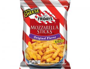 TGI Fridays Mozzarella Snack Sticks - 2.25 oz. bag, 6 per case