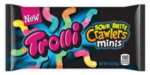 Trolli Sour Brite Crawlers Candy, 2 Ounce - 144 per case.