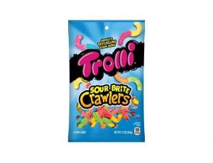 Trolli Sour Brite Crawlers Gummy Candy, 8 x 7.2 oz Case
