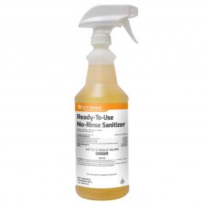 US Chemical No-Rinse Warewashing Liquid Sanitizer, 1 Quart - 6 per case.