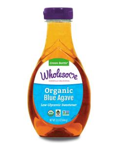 Wholesome Organic Blue Organic Agave Blue Syrup Bottle, 6 x 23.5 oz Case