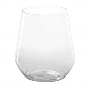 WNA Reserv Clear Stemless Glass, 12 Ounce - 64 per case.