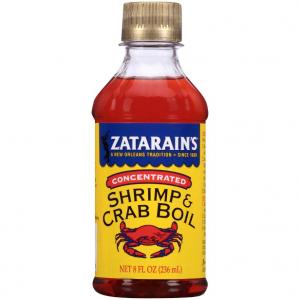 Zatarains Concentrated Liquid Sea Crab and Shrimp Boil, 8 Ounce - 12 per case.