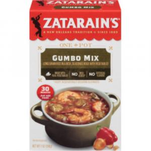Zatarains Gumbo Mix Served with Rice, 7 Ounce - 12 per case.