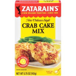 Zatarains Seafood Crab Cake Mix, 5.75 Ounce - 12 per case.