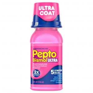 Ultra Maximum Strength Liquid Pepto Bismol 4 oz (PACK OF 12)
