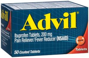 Advil Pain Reliever/Fever Reducer 200 mg Coated Tablets 50 each (PACK OF 36)