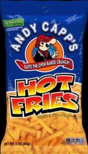 Andy Capp Conagra Dry Retail Hot Fries, Corn & Potato (3 Oz, Pack Of 35)