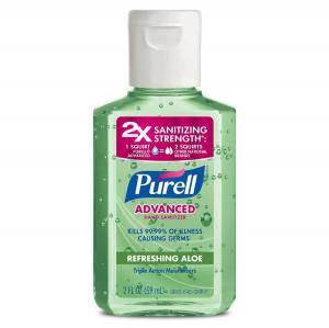 Purell Advanced Refreshing Aloe Flip-Cap Hand Sanitizer Bottle 1 each (PACK OF 24)