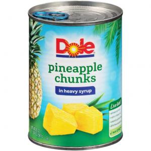 Dole Pineapple Chunks in Syrup 20 oz (PACK OF 12)