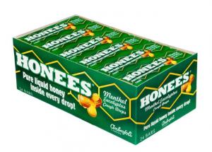 Honees Menthol Cough Drop 1.6 oz (PACK OF 288)