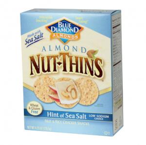 Blue Diamond Nut-Thins Hint of Sea Salt 4.25oz (PACK OF 12)