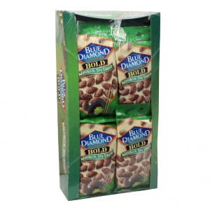 Blue Diamond Wasabi & Soy Sauce Almonds 4oz (CASE OF 6 OF 12 PACK)