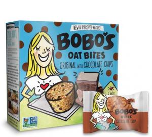 Bobo's Oat Bites Original Grain Rolled Oat Snack Chocolate Chips 1.3 oz 5 count (PACK OF 6)