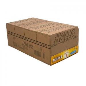 Halls Honey Vanilla Cough Drops 30 count (PACK OF 48)