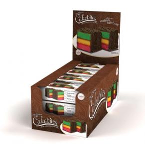 Cookies United Italian Rainbow Cake Bites 2 oz (PACK OF 96)
