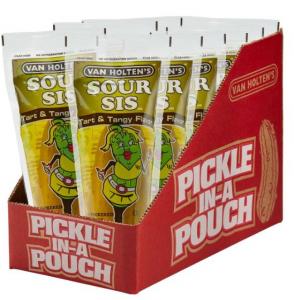 Van Holten's King Size Sour Sis Pickle Individually Packed in a Pouch (PACK OF 12)