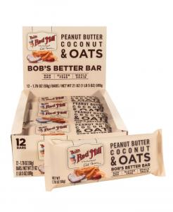 Bob's Red Mill Peanut Butter Coconut and Oats Bar 1.76oz (CASE OF 12 OF 12 PACK)