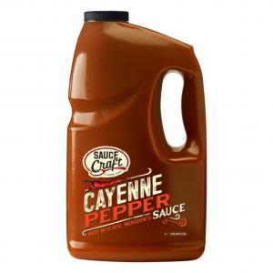 Sauce Craft 22773SCR Cayenne Pepper Sauce, Real Ingredients (1 Gallon, 2 Pack)
