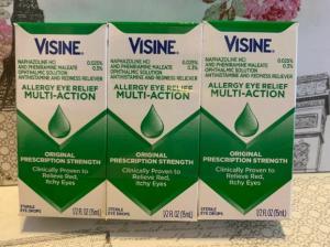 Visine Eye Allergy Relief Multi Action 0.5oz (CASE OF 12 OF 3 PACK)