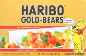 Haribo Gummies Gold-Bears Theater Box 3.4oz (PACK OF 12)
