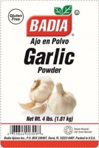 Badia Powder Garlic 4lbs (PACK OF 4)