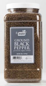 Badia Black Ground Pepper 4lbs (PACK OF 4) - Pantry Ingredient