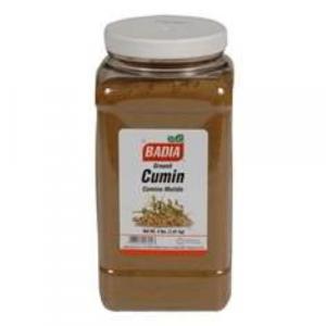 Badia Ground Cumin Pound Bottle 4lbs (PACK OF 4) - Pantry Ingredient