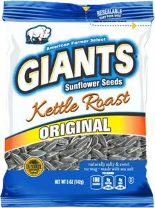 Giant Snack Inc Giants Kettle Roast Sweet & Salty Seeds 5oz (PACK OF 12)