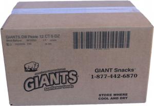 Giant Snack 33555 Giants Dill Seeds, Bulk Size Case (5 OZ, Pack Of 12)