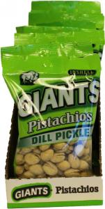 Giant Snack 51650 Giants Pistachios Dill Pickle (4.5 OZ, 8 Per Case)