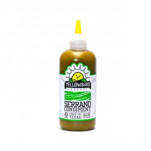 Yellowbird Foods Serrano Condiment 19.6oz (PACK OF 6)