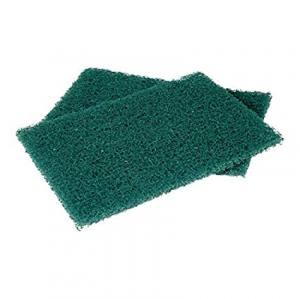 Heavy-Duty Commercial Scouring Pad 86, Dark Green, 6 X 9, 6/pack