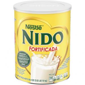 NESTLE NIDO Fortificada Dry Whole Milk, 6 - 56.3oz Canisters