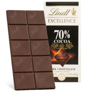 144 PACKS : Lindt Excellence 70% Cocoa Dark Bar, 3.5 oz