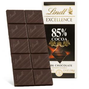 Lindt Excellence Extra Dark Chocolate Bar, 85% Cocoa (3.5 Oz, Pack Of 114)