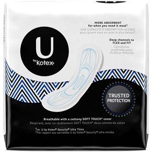 Kotex Maxi Pads Long Super Unscented - 8 pks of 22