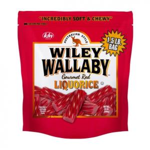 (Price/CASE)Wiley Wallaby 120150 Licorice Red 10 10-24 ounce