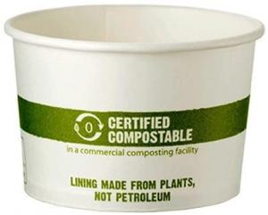 No Tree Paper Bowls, 3.4" Dia X 2.3", 8 Oz, Natural, 1,000/carto