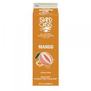 Island Oasis Mango Beverage Mix, 32 Fluid Ounce -- 12 Per Case.