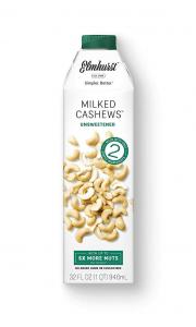 Elmhurst Unsweetened Cashew Milk, 32Oz. (Pack Of 6)