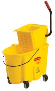 Wavebrake Side Press Combo Bucket 35 Qt, Yellow