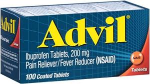 Advil Pain Relief Tablets 100 Ct (36 Bottles Per Case)